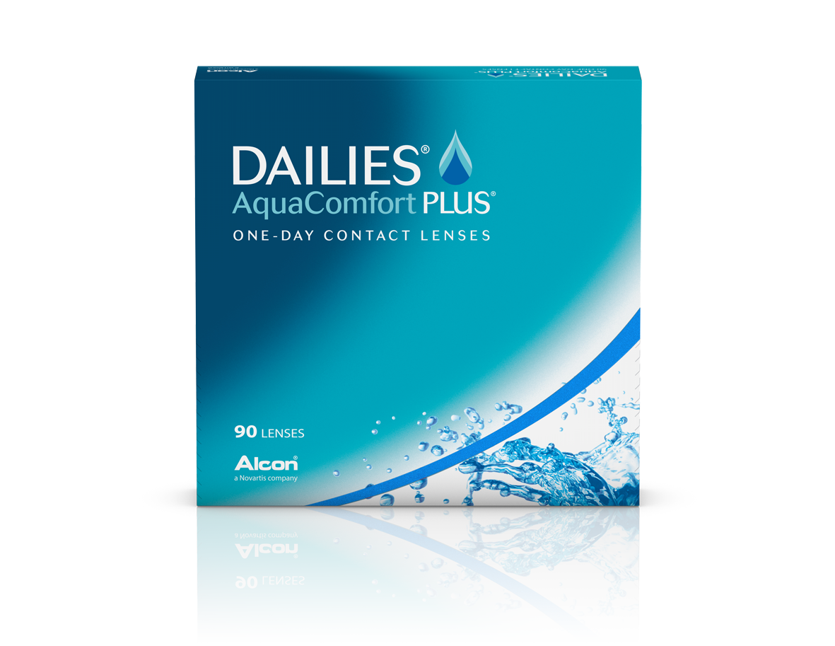 Contact Lenses DAILIES AQUA COMFORT PLUS (90 pieces)