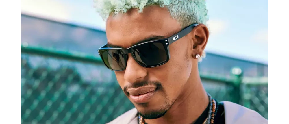 Oakley Okulary przeciwsłoneczne HOLBROOK Matte Black/Prizm Grey OO9102-E8