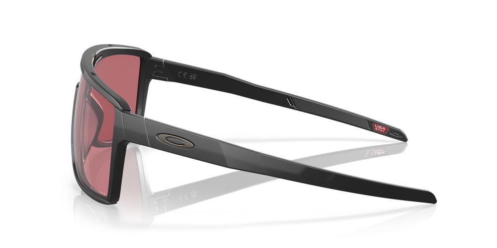 Oakley Okulary przeciwsłoneczne Catel Matte Black, Prizm Dark Golf OO9147-08