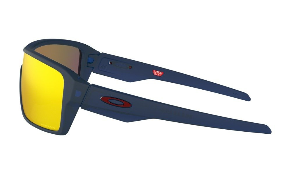 Oakley Okulary przeciwsłoneczne RIDGELINE Matte Translucent Blue/Prizm Ruby OO9419-03