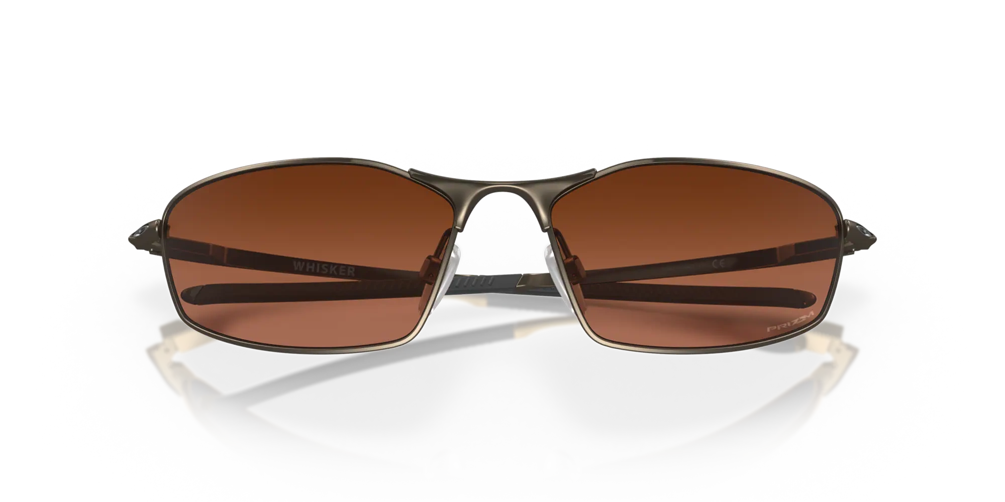 Oakley Sunglasses WHISKER Pewter/Prizm Brown Gradient OO4141-09