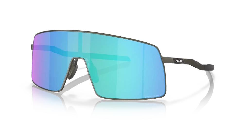 Oakley Sunglasses Sutro TI Satin Lead, Prizm Sapphire OO6013-04