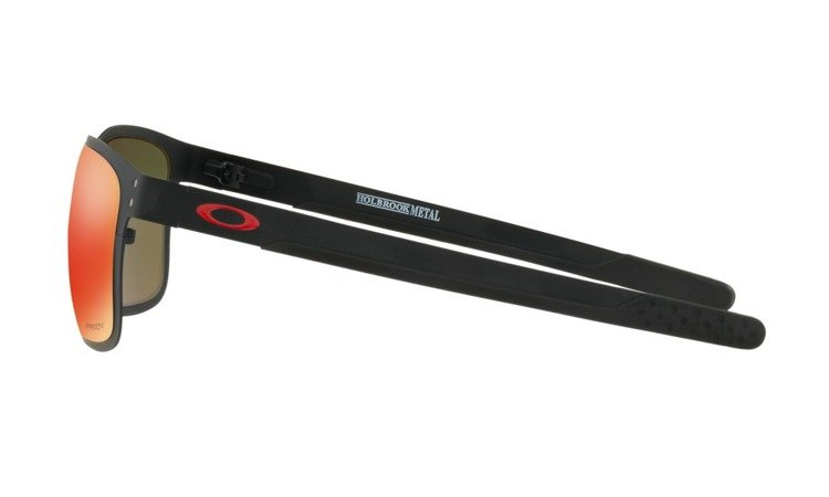 Oakley Okulary przeciwsłoneczne HOLBROOK METAL Matte Black/Prizm Ruby OO4123-12