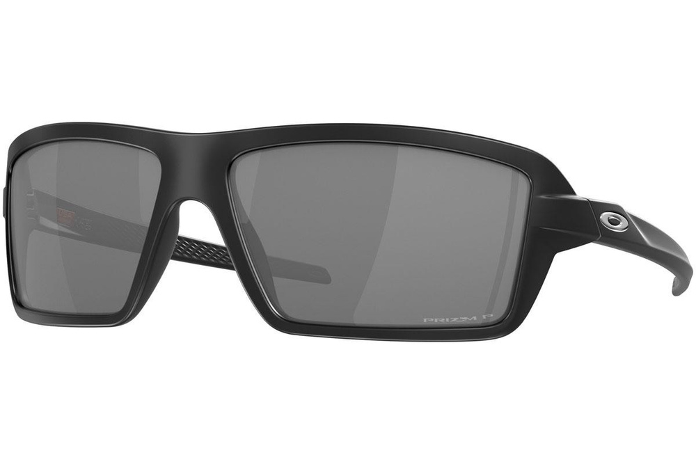 Oakley Okulary przeciwsłoneczne CABLES OO9129-02 Matte Black, Prizm Black Polarized