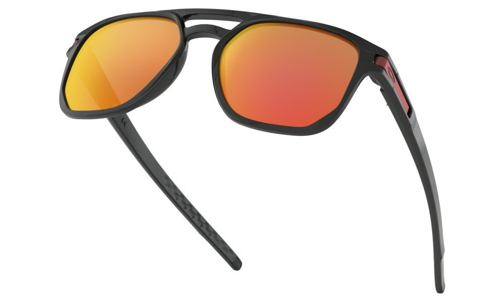 Oakley Okulary przeciwsłoneczne LATCH BETA Polished Black / Prizm Ruby OO9436-07
