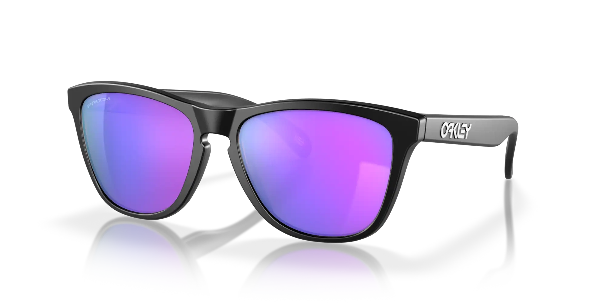 Oakley Sunglasses FROGSKINS Matte Black/Prizm Violet OO9013-H6 
