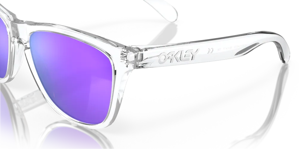 Oakley Okulary przeciwsłoneczne FROGSKINS Polished Clear/Prizm Violet OO9013-H7