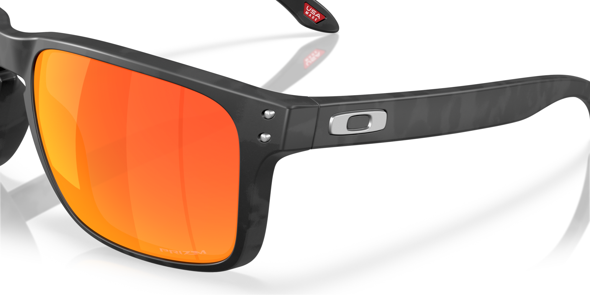 Oakley Okulary przeciwsłoneczne HOLBROOK XXL Matte black camo / Prizm ruby OO9487-06