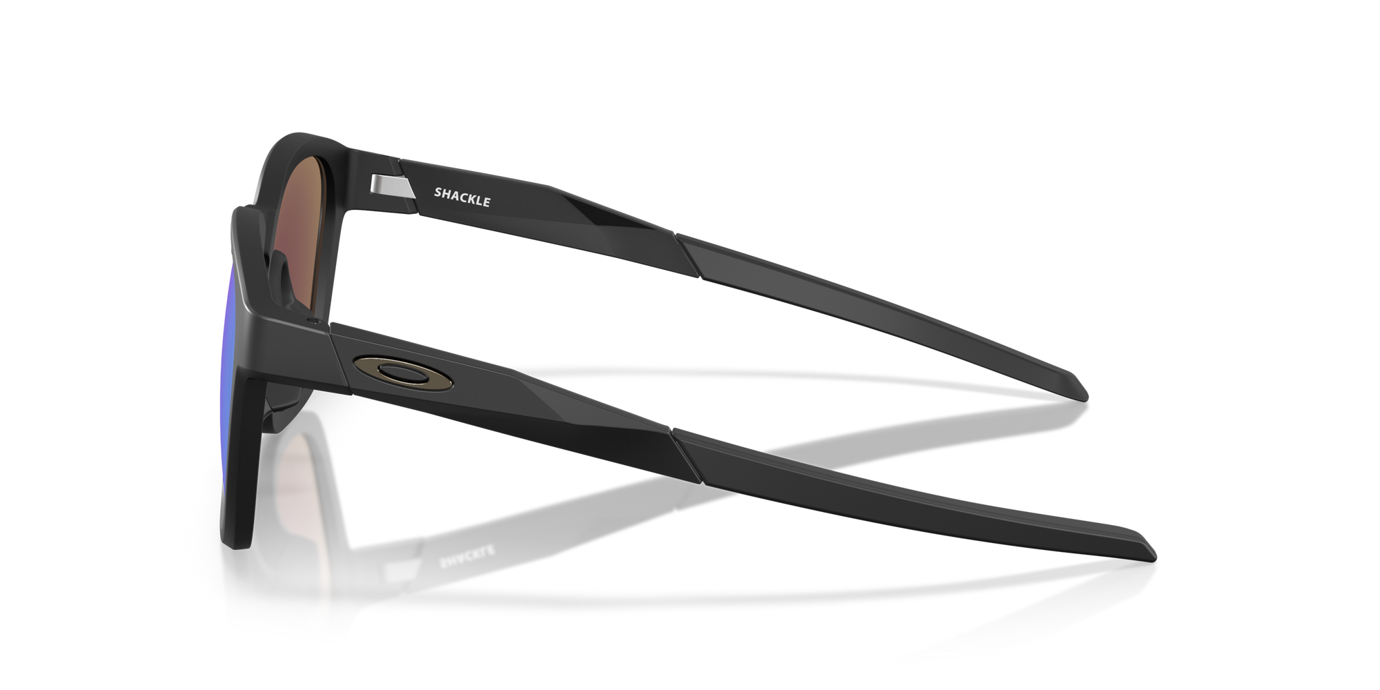 Oakley Okulary przeciwsłoneczne SHACKLE Matte Black / Prizm Saphire OO9507D-01