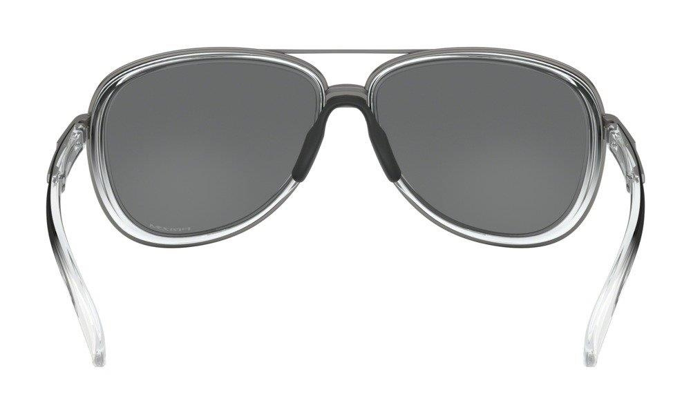 Oakley Sunglasses SPLIT TIME Black Clear Fade/Prizm Black Polarized OO4129-11