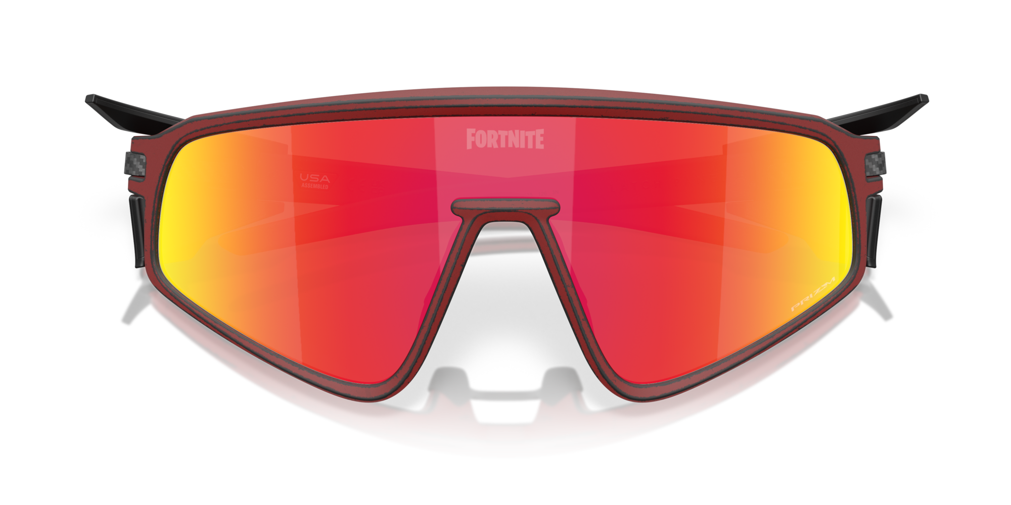 Oakley Okulary przeciwsłoneczne Latch Panel Raceworn Red Knight / Prizm Ruby OO9404-23