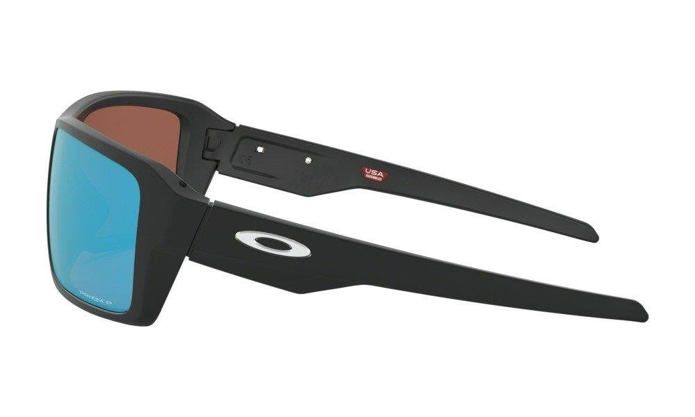 Oakley Sunglasses DOUBLE EDGE Matte Black/Prizm Deep Water Polarized OO9380-13