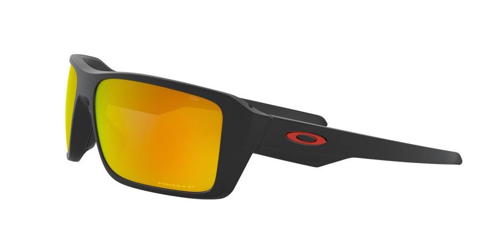 Oakley Sunglasses DOUBLE EDGE Matte Black / Prizm Ruby Polarized OO9380-05