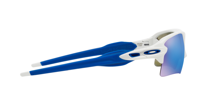 Oakley Sunglasses FLAK 2.0 XL Polished White/Sapphire Iridium OO9188-20