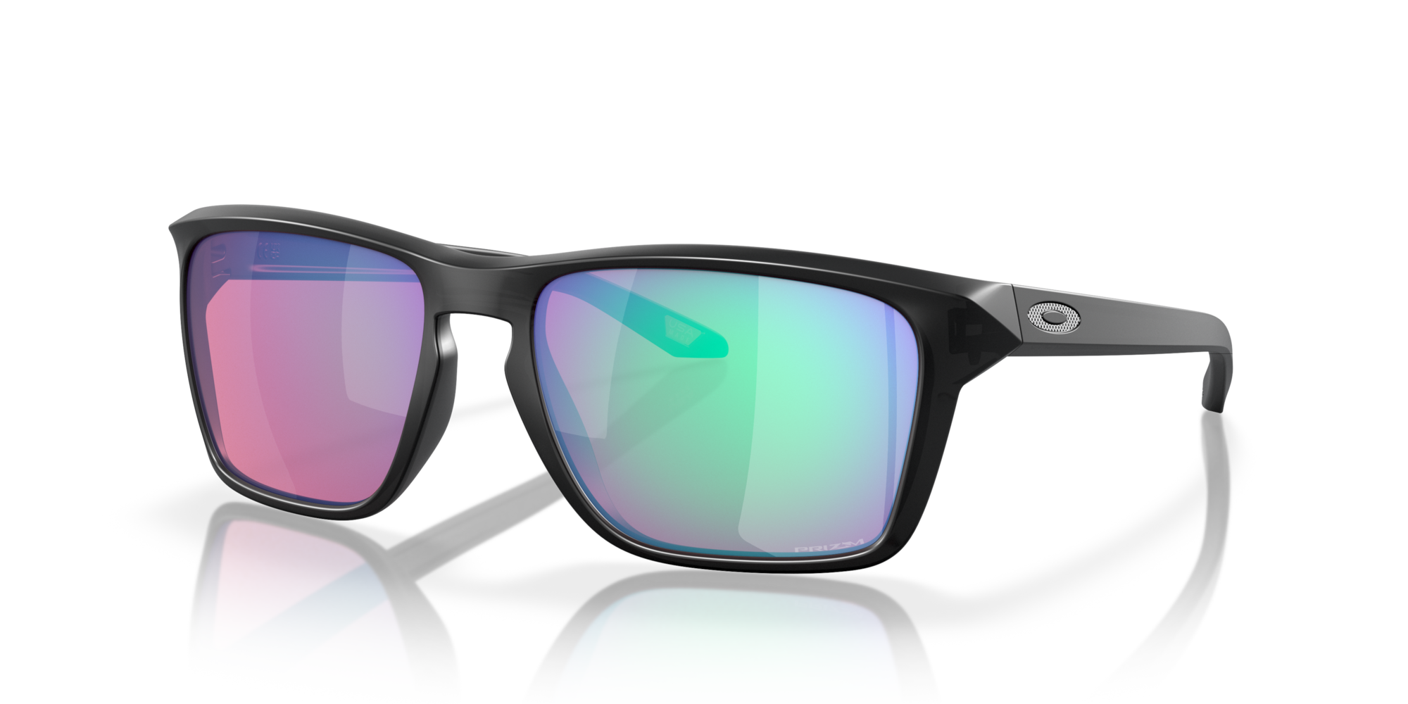 Oakley Okulary przeciwsłoneczne SYLAS Matte Black Ink/Prizm Golf  OO9448-41