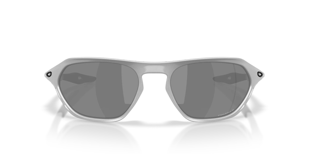 Oakley Okulary przeciwsłoneczne CAGE JACKET X Silver/Prizm Black Polarized OO9537-09