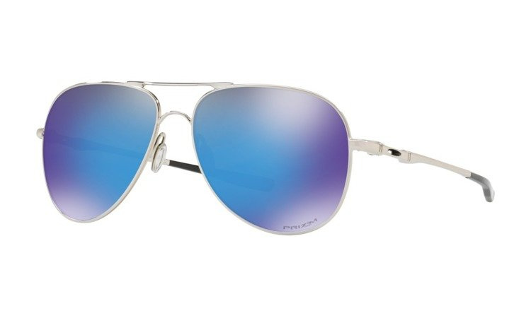 Oakley ELMONT M & L Polished Chrome/Prizm Sapphire OO4119-10