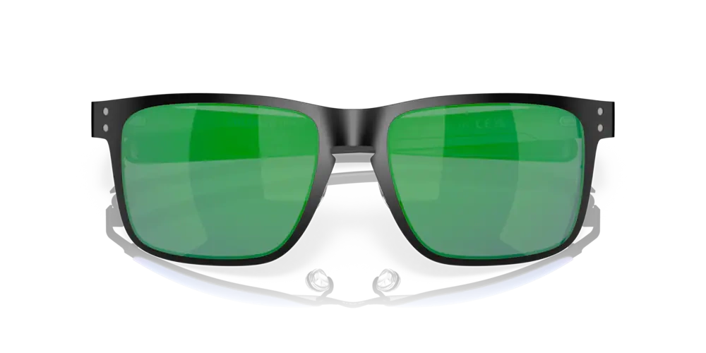 Oakley Sunglasses HOLBROOK™ METAL Matte Black / Jade Iridium OO4123-04