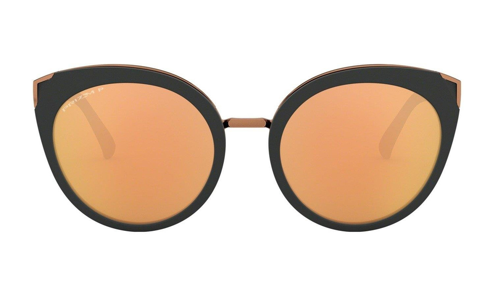 Oakley Okulary przeciwsłoneczne TOP KNOT Velvet Black/Prizm Rose Gold Polarized OO9434-07