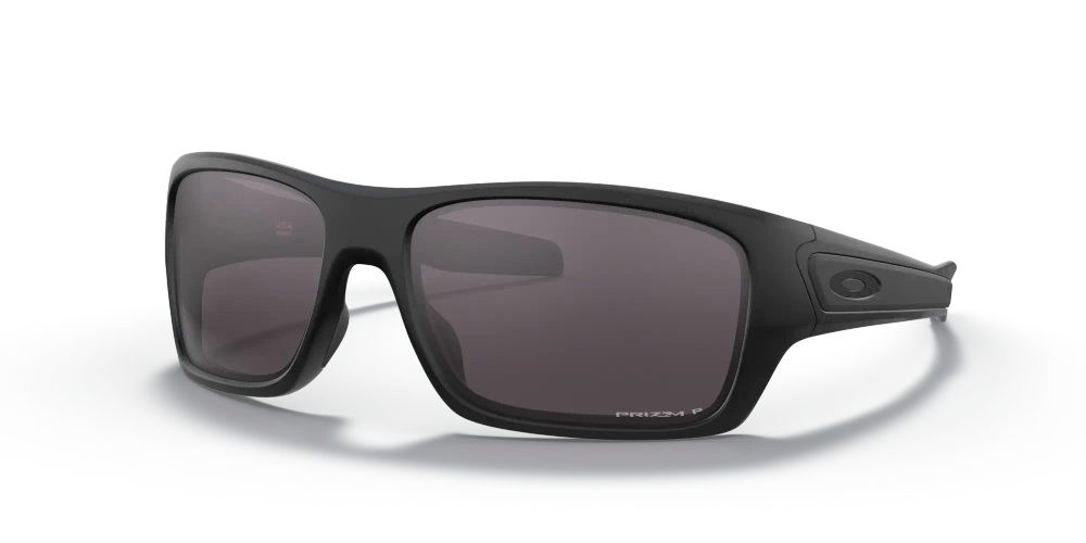 OAKLEY Okulary przeciwsłoneczne TURBINE Matte Black/Prizm Grey Polarized OO9263-62