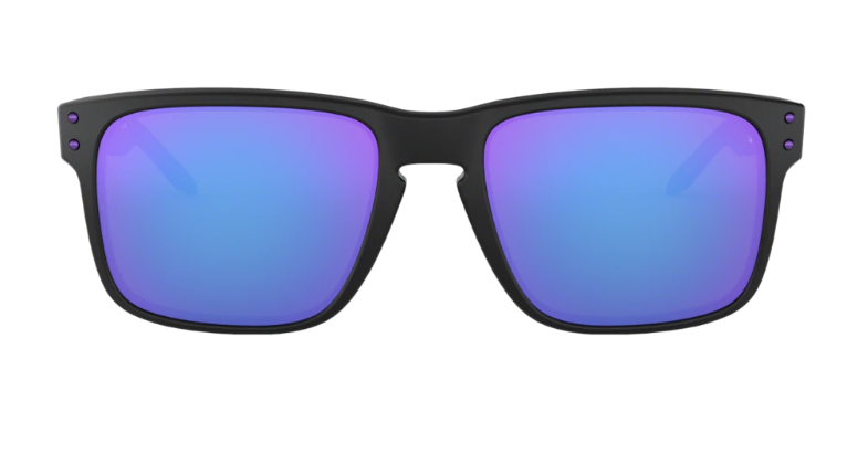 Oakley Okulary Przeciwsłoneczne JULIAN WILSON SIGNATURE SERIES HOLBROOK Matte Black/Violet Iridium OO9102-26