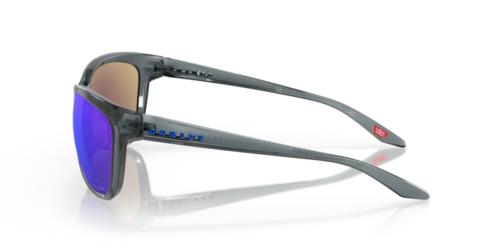 Oakley Sunglasses PASQUE Crystal Black, Prizm Sapphire Polarized OO9222-02