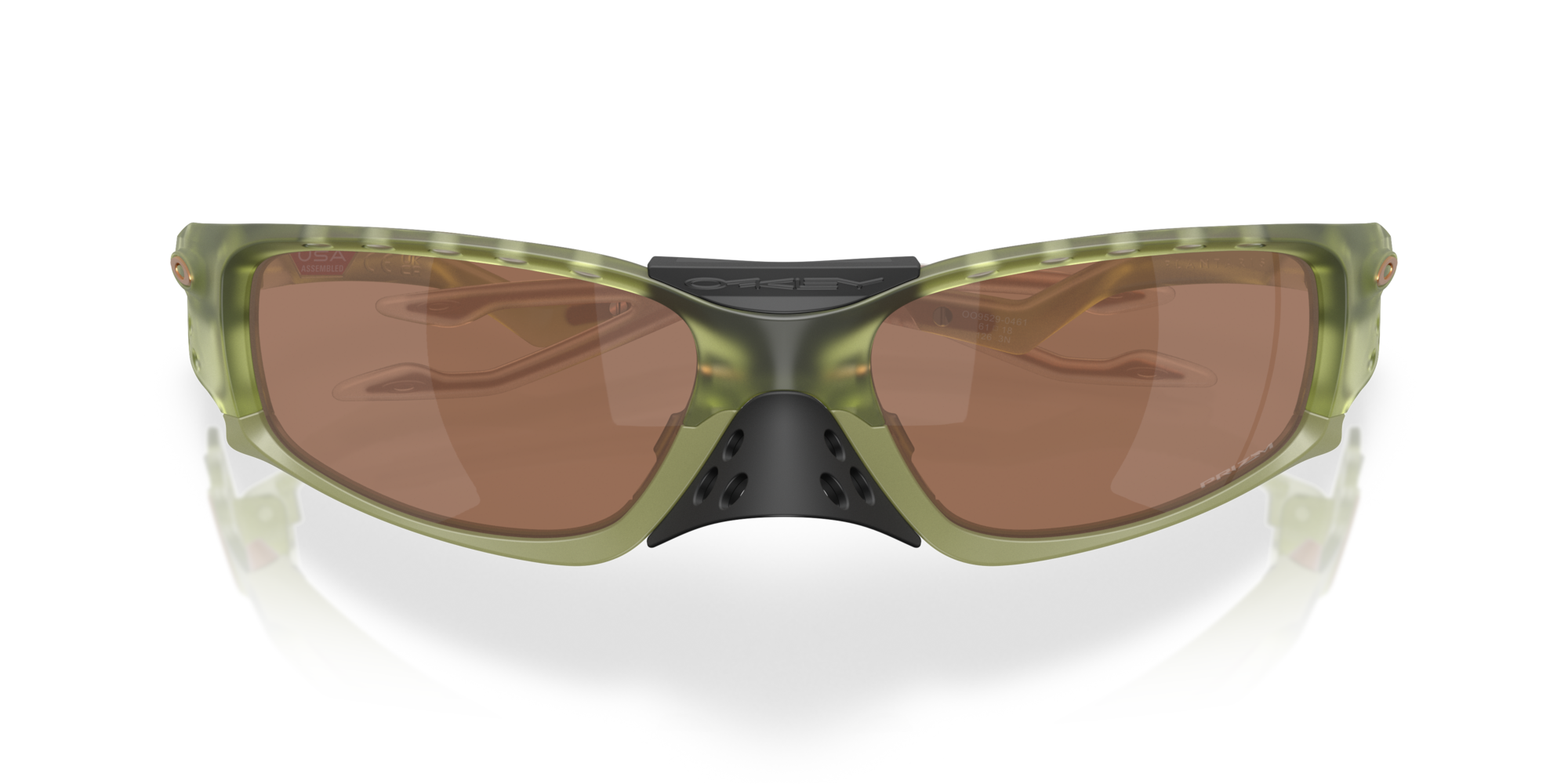 Oakley Okulary przeciwsłoneczne PLANTARIS SQ Transparent Fern / Prizm Tungsten OO9529-04