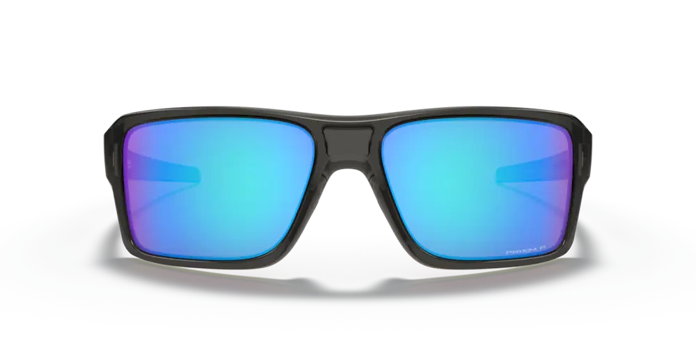 Oakley Sunglasses DOUBLE EDGE Grey Smoke / Prizm Sapphire Polarized OO9380-06