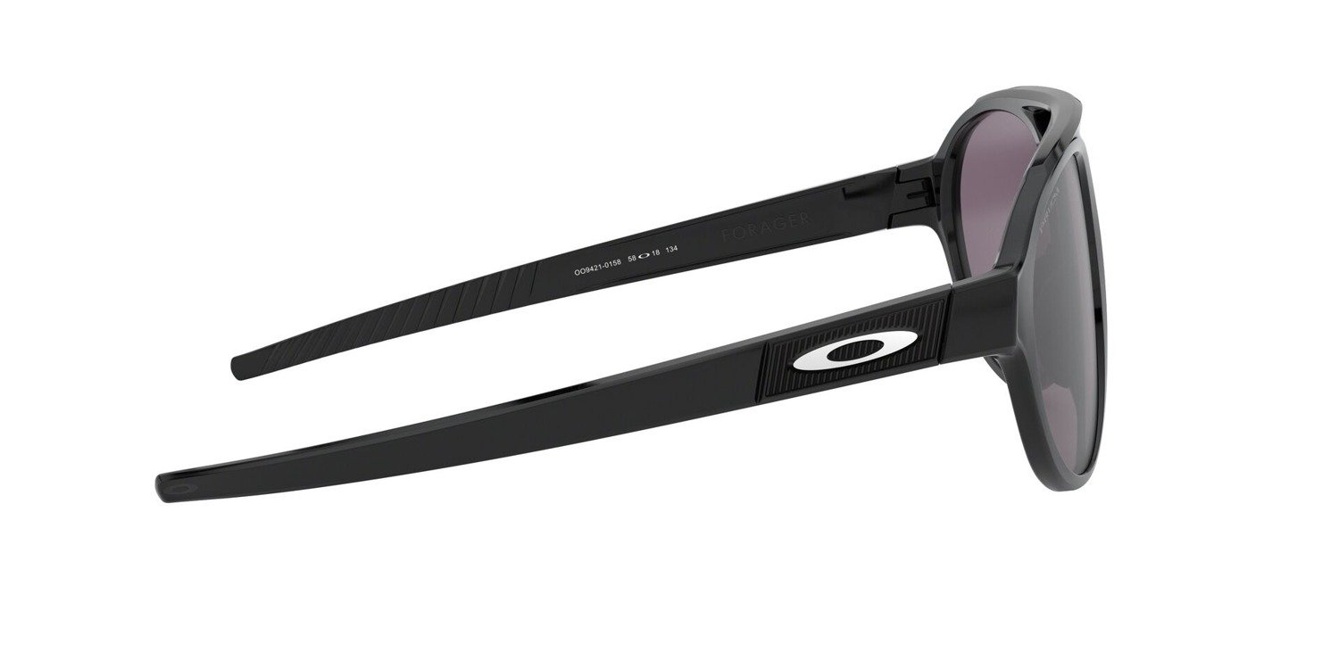 Oakley Okulary przeciwsłoneczne FORAGER Polished Black / Prizm Grey OO9421-01