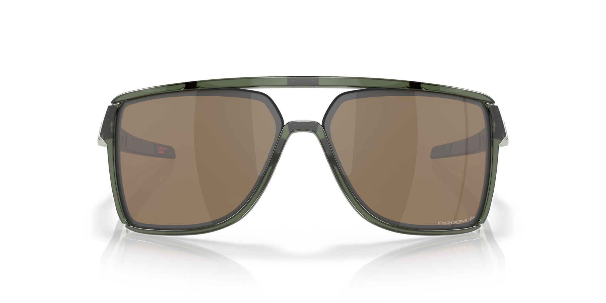 Oakley Okulary przeciwsłoneczne z polaryzacją Catel Olive Ink, Prizm Tungsten Polarized OO9147-04