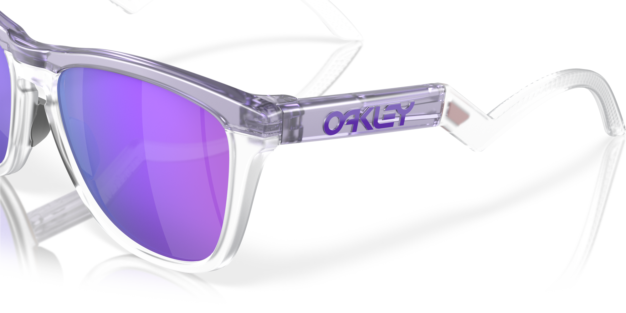 Oakley Okulary przeciwsłoneczne FROGSKINS HYBRID Matte Lilac/Matte Clear/Prizm Violet OO9289-01
