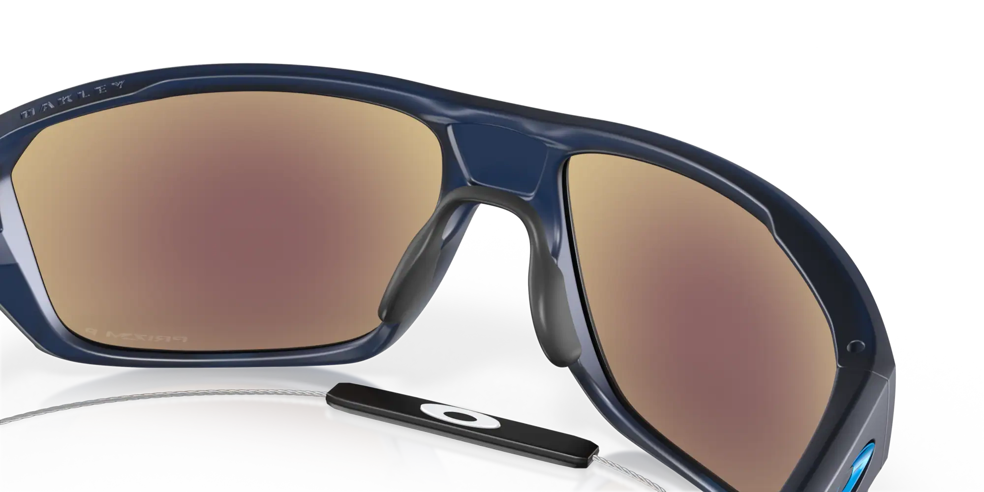 Oakley Okulary przeciwsłoneczne SPLIT SHOT Matte Translucent Blue/Prizm Sapphire Polarized OO9416-04