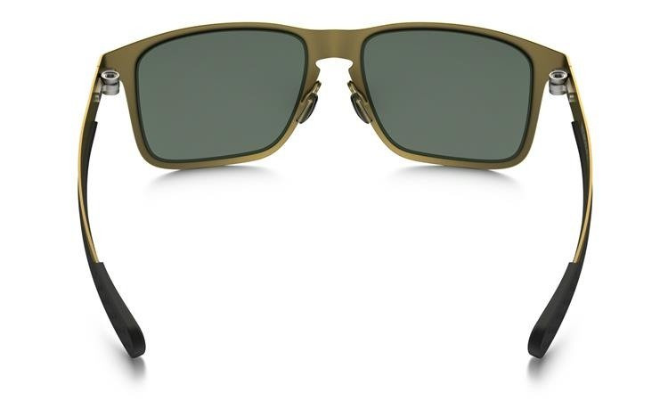 Oakley Sunglasses HOLBROOK™ METAL Gold Satin / Dark Gray OO4123-08