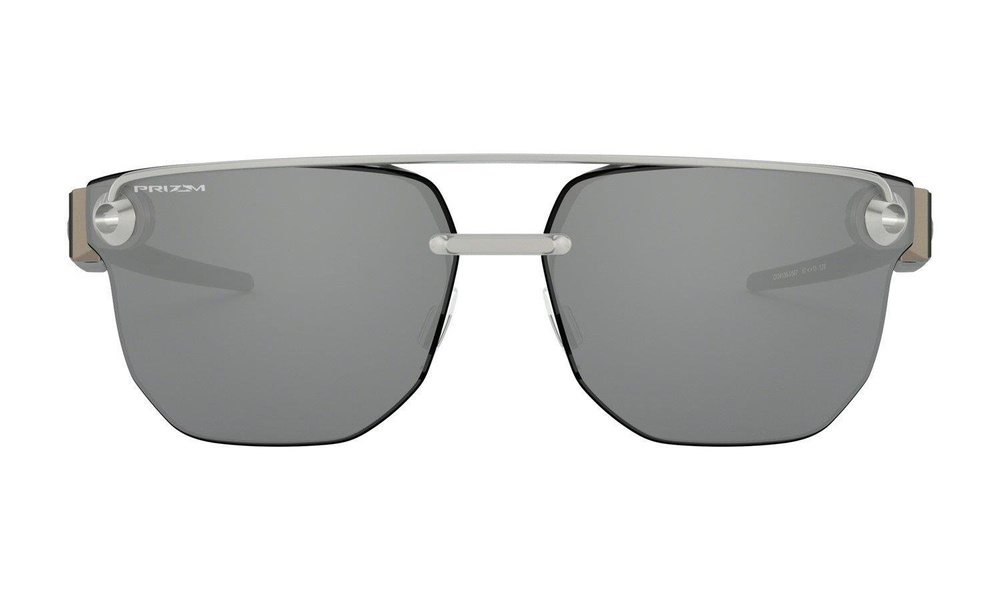 Oakley Sunglasses CHRYSTL Satin Chrome/Prizm Black OO4136-05