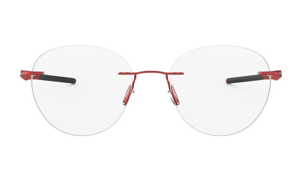 Oakley Optical Frame DRILL PRESS Satin Brick Red/Clear OX5143-04