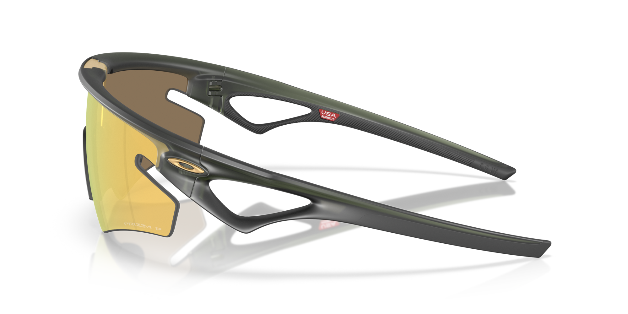 Oakley Okulary przeciwsłoneczne SPHAERA SLASH Matte olive ink / Prizm 24k polarized OO9499-05