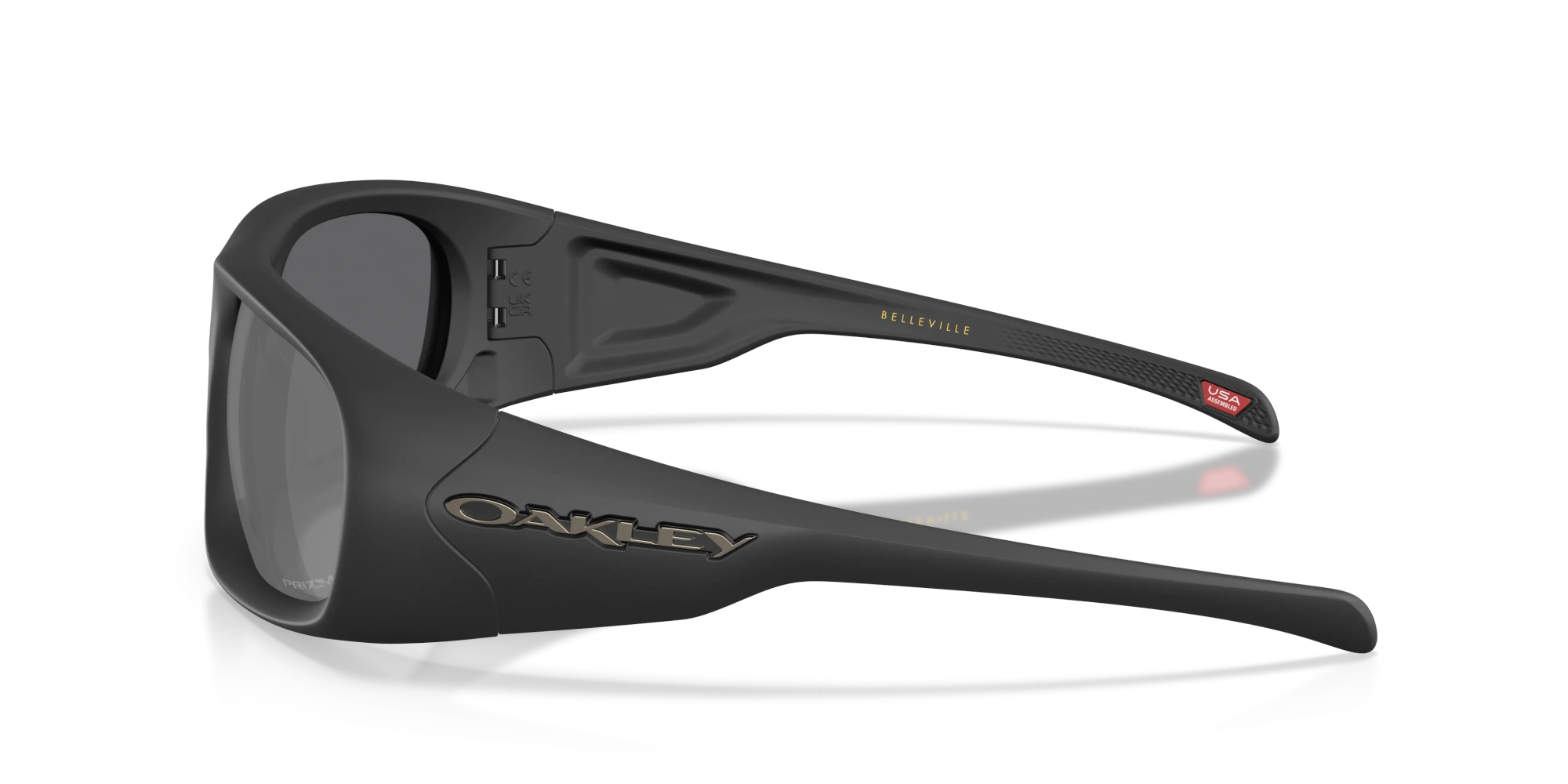 Oakley Okulary przeciwsłoneczne BELLEVILLE Black Suede/Prizm Black OO9491-06