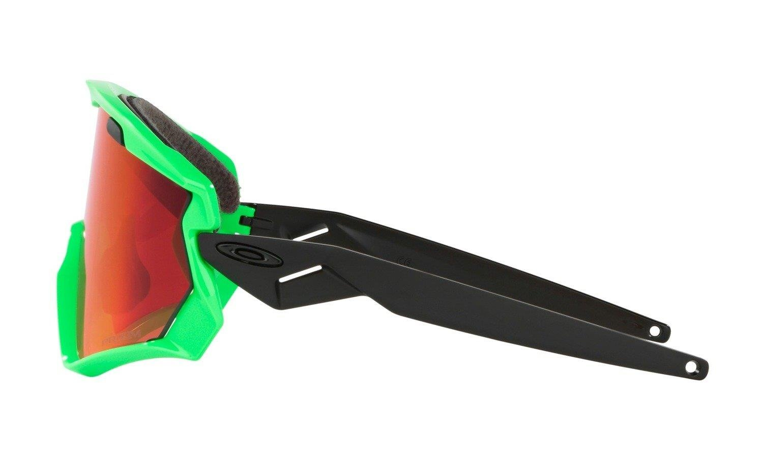 Oakley Gogle WIND JACKET 2.0 80S Green/Prizm Snow Torch Iridium OO7072-04
