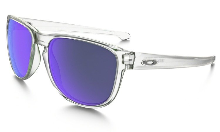 Oakley Sunglasses SLIVER R Matte Clear/Violet Iridium OO9342-02