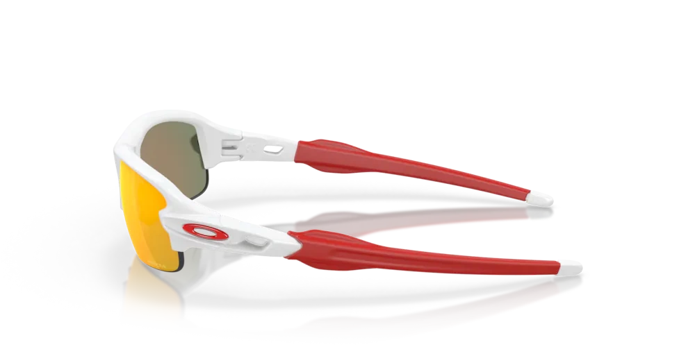 Oakley Sunglasses Junior FLAK XXS Matte White, Prizm Ruby OJ9008-09