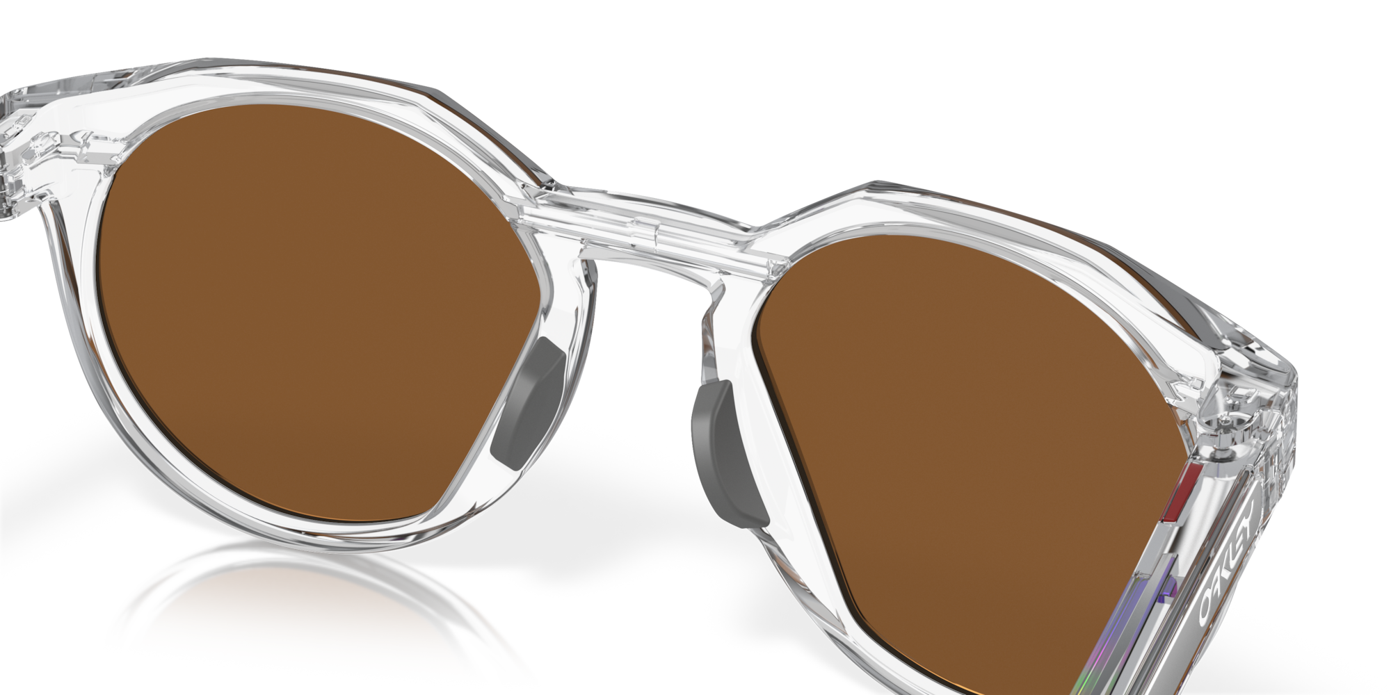 Oakley Sunglasses HSTN METAL Matte Clear / Prizm Violet OO9279-02