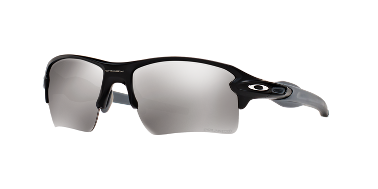 OAKLEY Sunglasses FLAK 2.0 XL Matte Black / Chrome Iridium Polarized OO9188-12