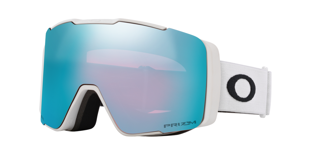 OAKLEY Gogle zimowe Matte White / Prizm Snow Sapphire Iridium Line Miner Pro M OO7137-07