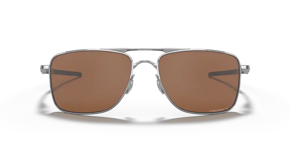 Oakley Sunglasses GAUGE 8 Polished Chrome/Prizm Tungsten Polarized OO4124-09
