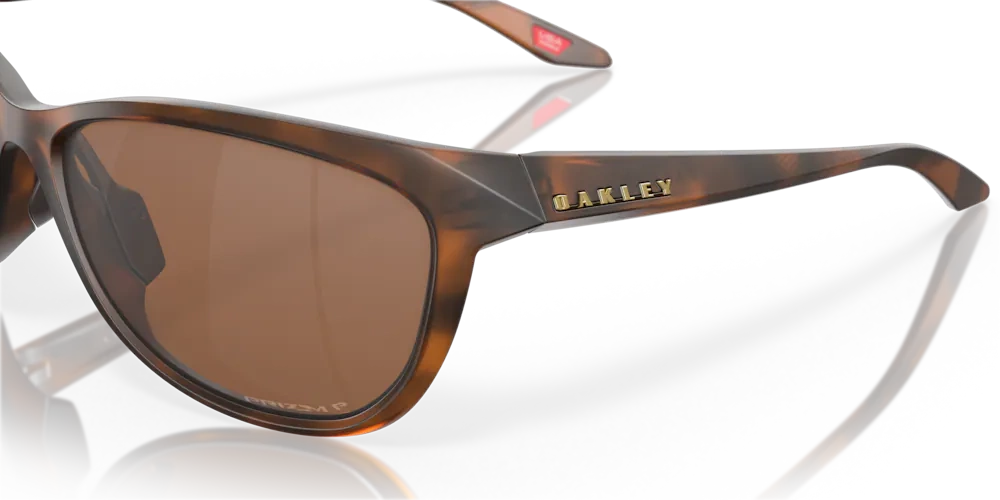 Oakley Okulary przeciwsłoneczne PASQUE Matte Brown Tortoise, Prizm Tungsten Polarized OO9222-03