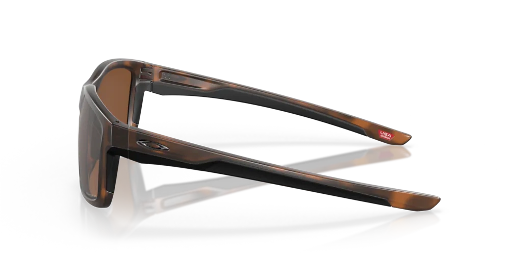 Oakley Sunglasses MAINLINK Matte Brown Tortoise, Prizm Tungsten Polarized OO9264-49