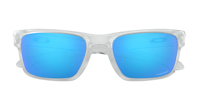 Oakley Okulary przeciwsłoneczne SLIVER STEALTH Matte Clear/Prizm Sapphire OO9408-04