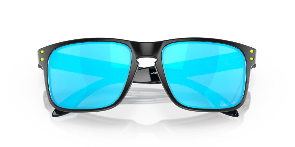 Oakley Sunglasses HOLBROOK High Resolution Collection Polished Black, Prizm Sapphire OO9102-V5