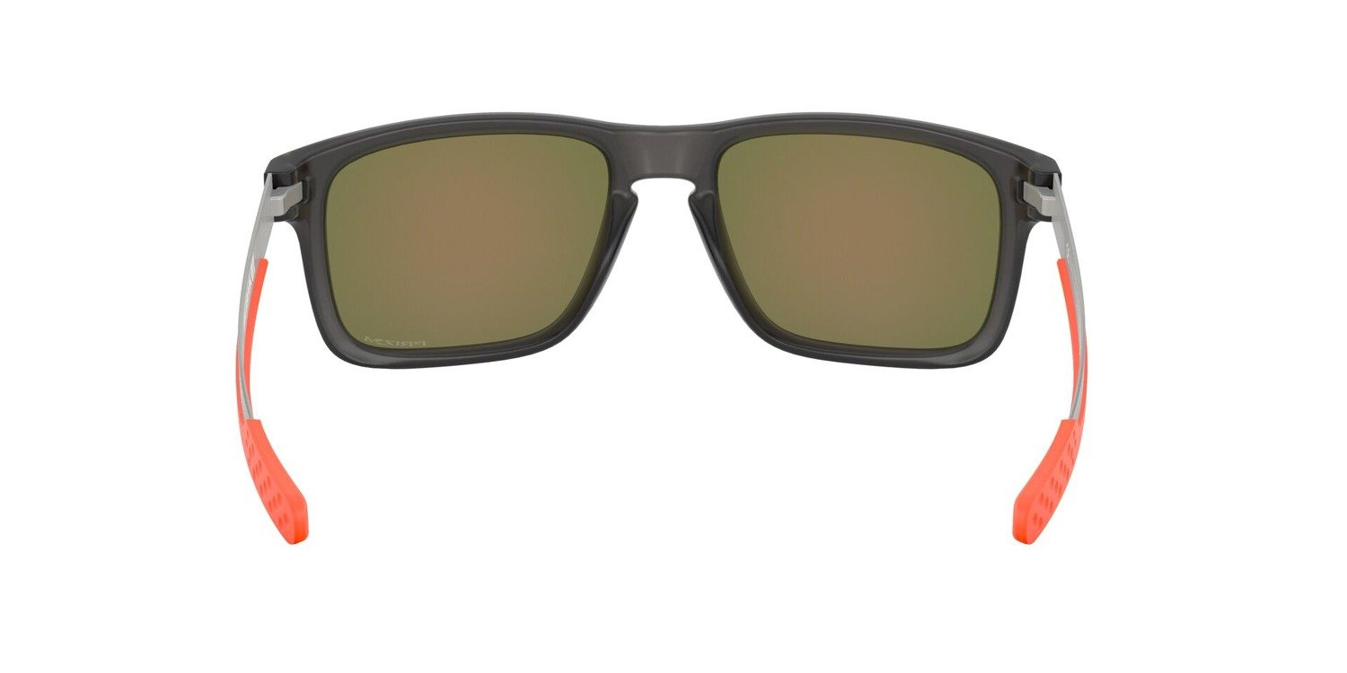 Oakley Okulary przeciwsłoneczne HOLBROOK MIX Matte Grey Smoke / Prizm Ruby OO9384-15