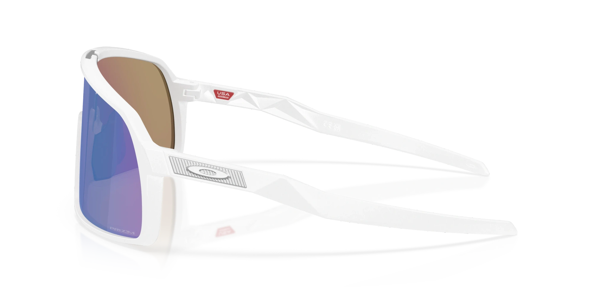 Oakley Okulary przeciwsłoneczne SUTRO S Matte White/Prizm Sapphire OO9462-15